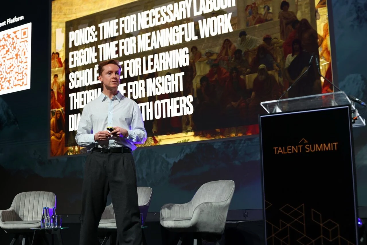 On stage at Talent Summit